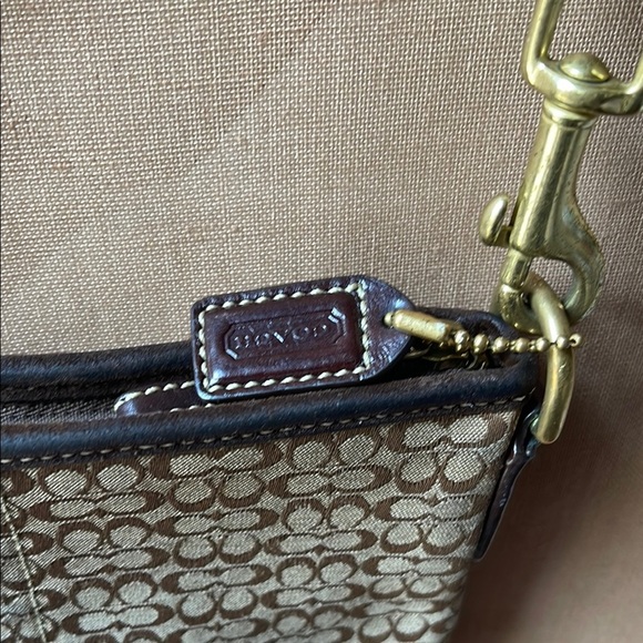Vintage Coach Brown and Tan Crossbody - Picture 2 of 8